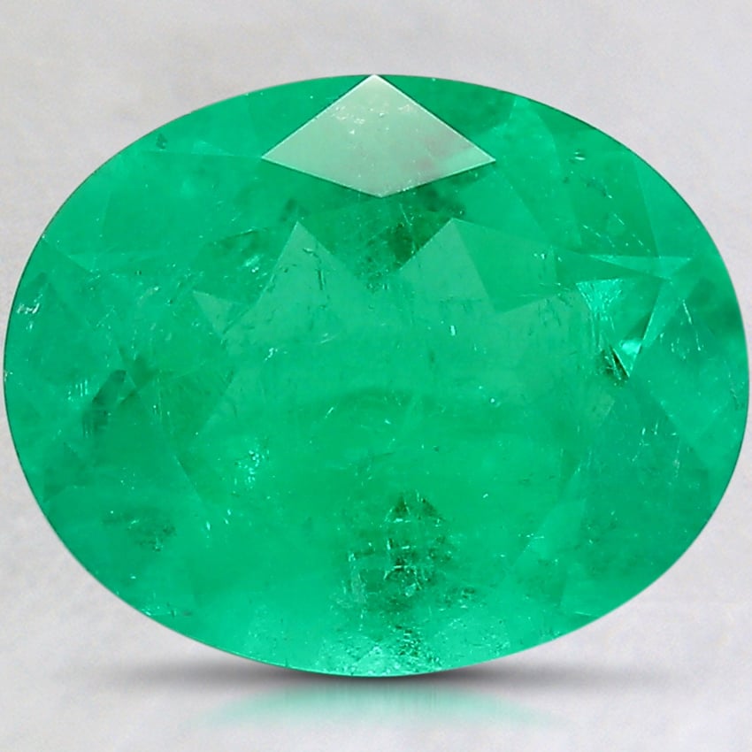 11.6x9.4mm Oval Colombian Emerald