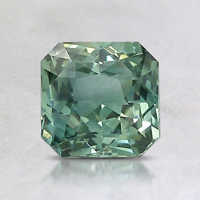 6.1x6mm Teal Radiant Sapphire