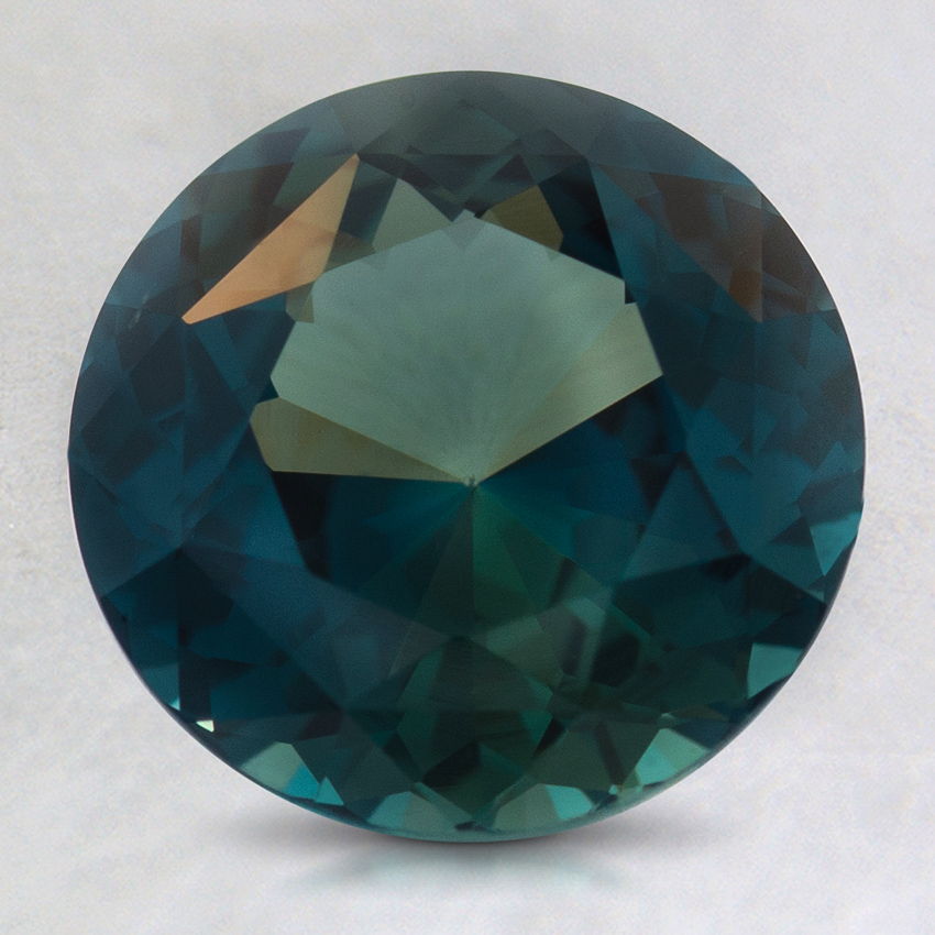 8.5mm Teal  Round Sapphire