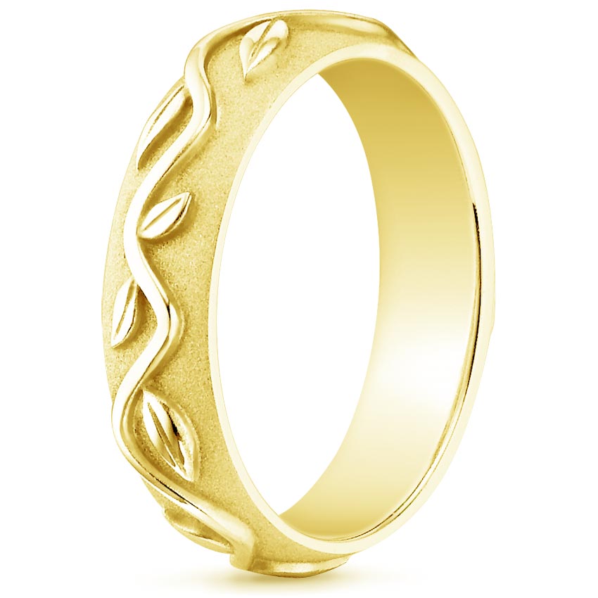 Wide Ivy Ring in 18K Yellow Gold