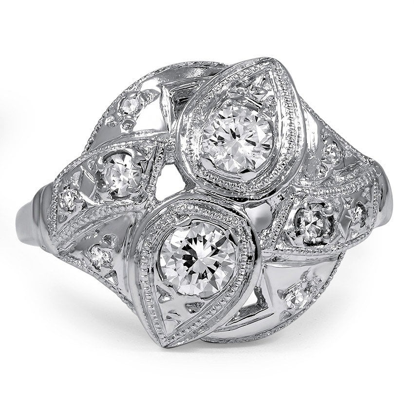 Retro Diamond Vintage Ring