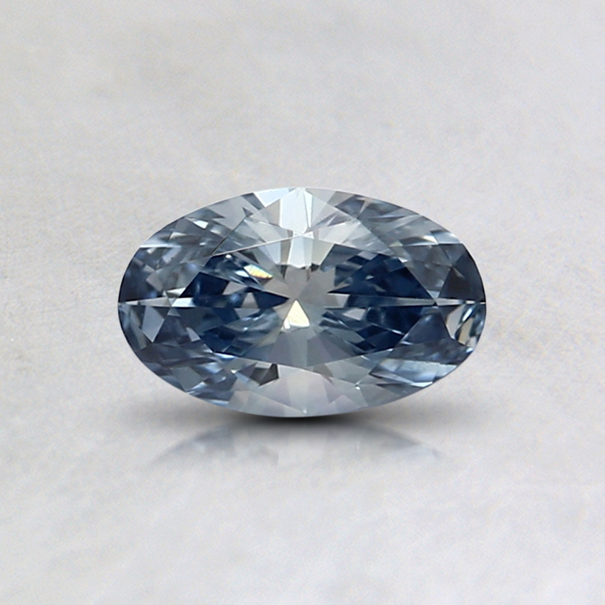 0.35 Ct. Fancy Blue Oval Lab Grown Diamond