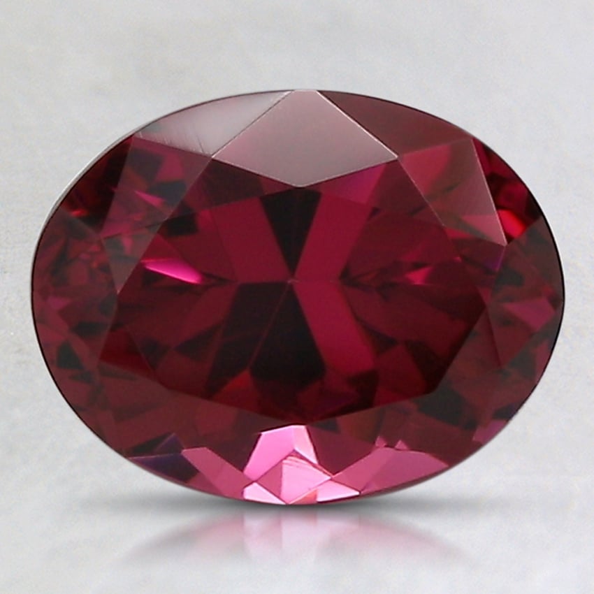9.1x7.1mm Red Oval Garnet