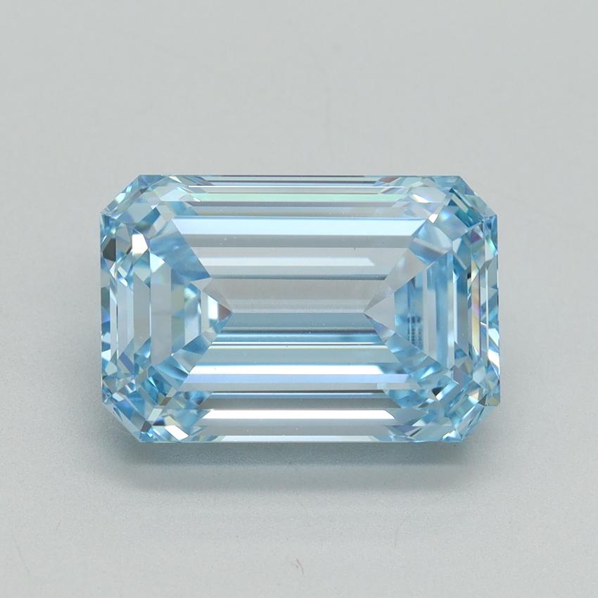 5.02 Ct. Fancy Intense Blue Emerald Lab Grown Diamond