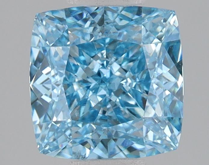 2.09 Ct. Fancy Vivid Blue Cushion Lab Grown Diamond