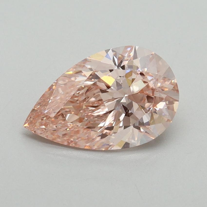 1.56 Ct. Fancy Intense Pink Pear Lab Grown Diamond