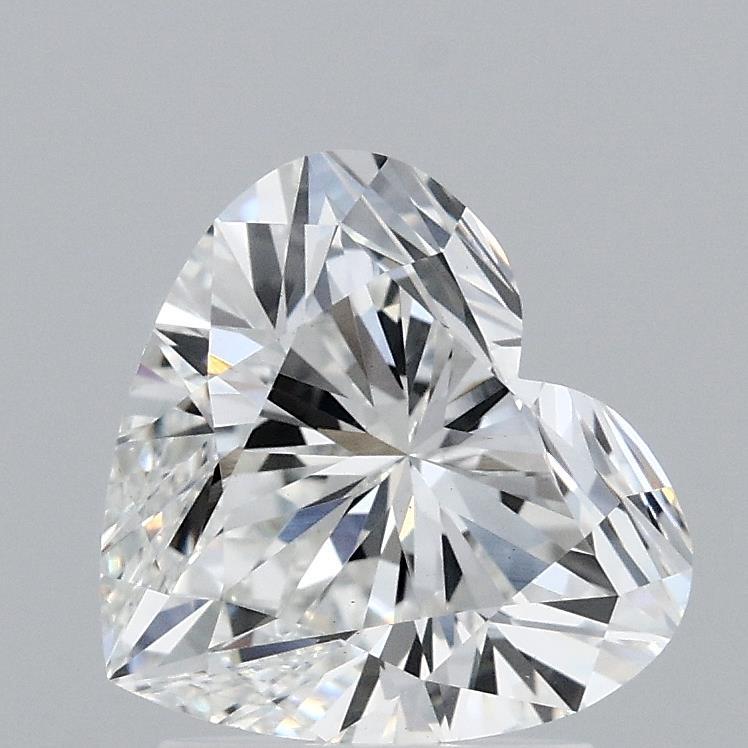 2.02 Ct. Fancy Vivid Pink Heart Lab Grown Diamond