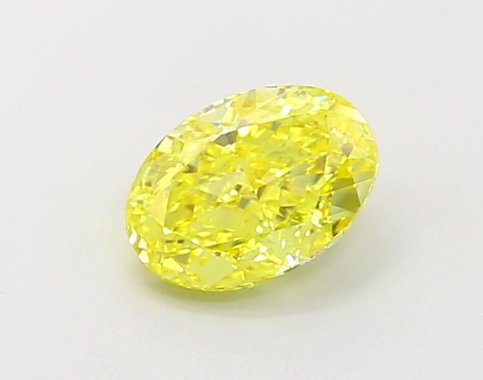 1.01 Ct. Fancy Vivid Yellow Oval Lab Grown Diamond