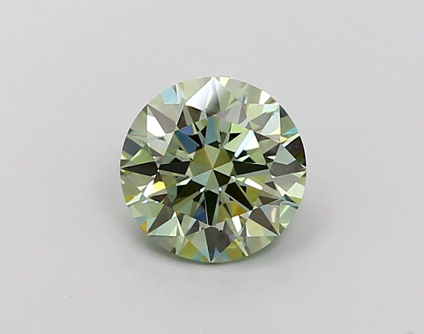 1.31 Ct. Fancy Intense Green Round Lab Grown Diamond