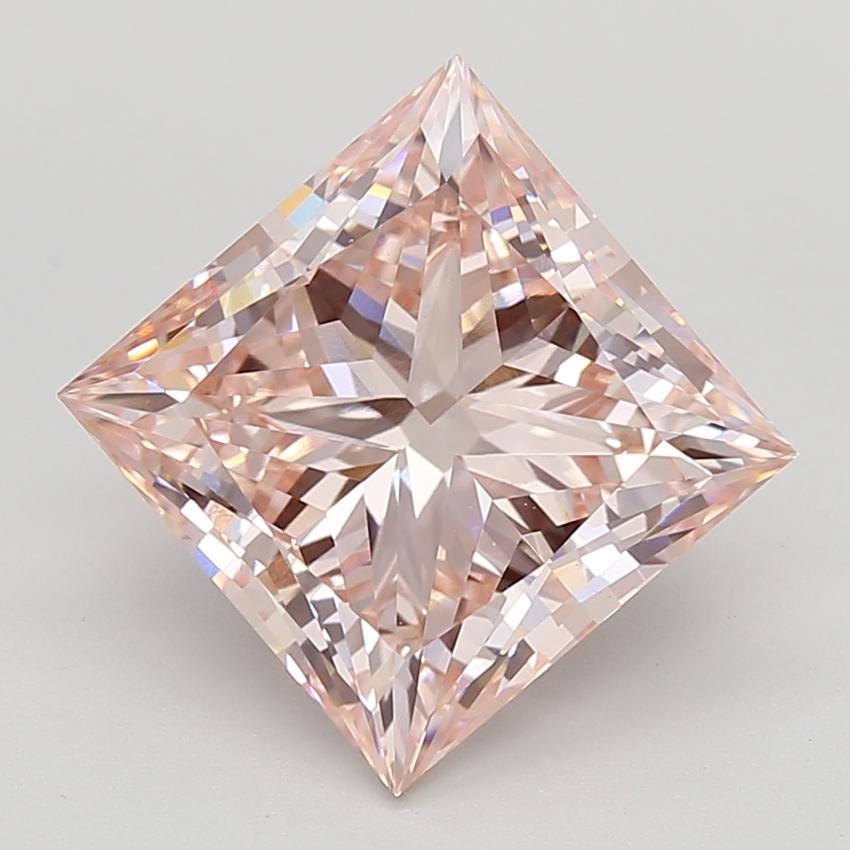 6.92 Ct. Fancy Intense Pink Princess Lab Grown Diamond