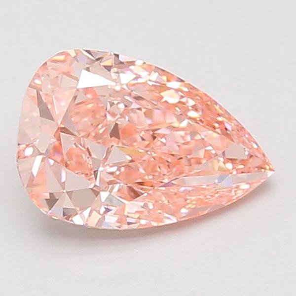 1.55 Ct. Fancy Vivid Pink Pear Lab Grown Diamond