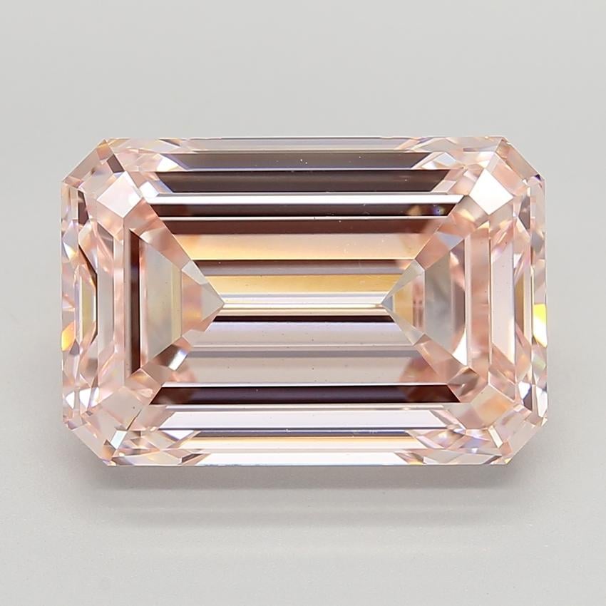 9.30 Ct. Fancy Intense  Pink Emerald Lab Grown Diamond