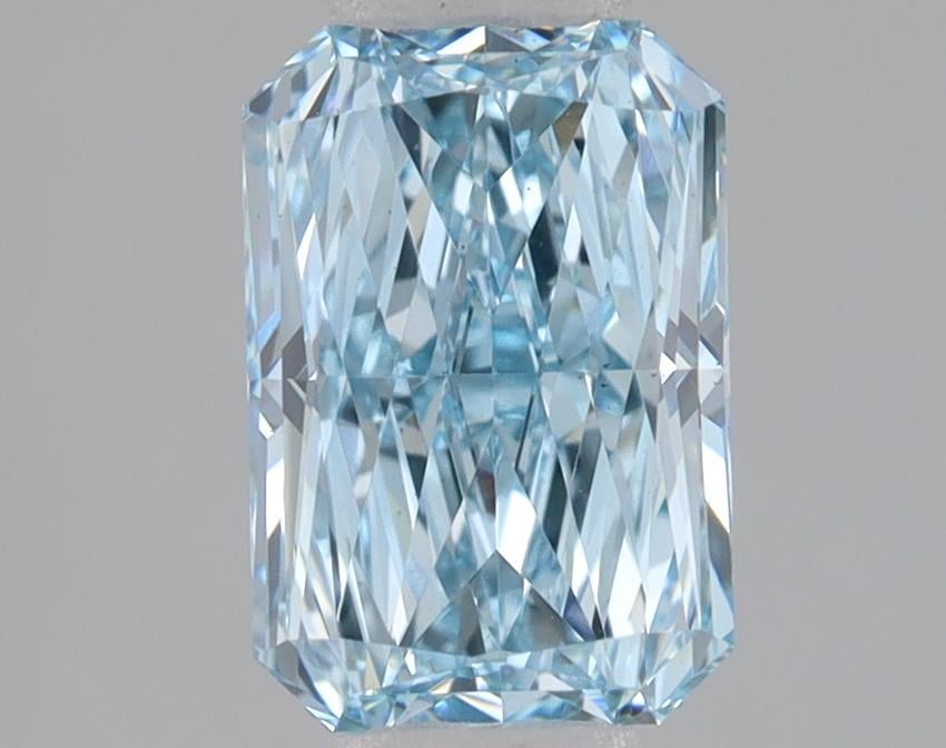 1.51 Ct. Fancy Intense Blue Radiant Lab Grown Diamond