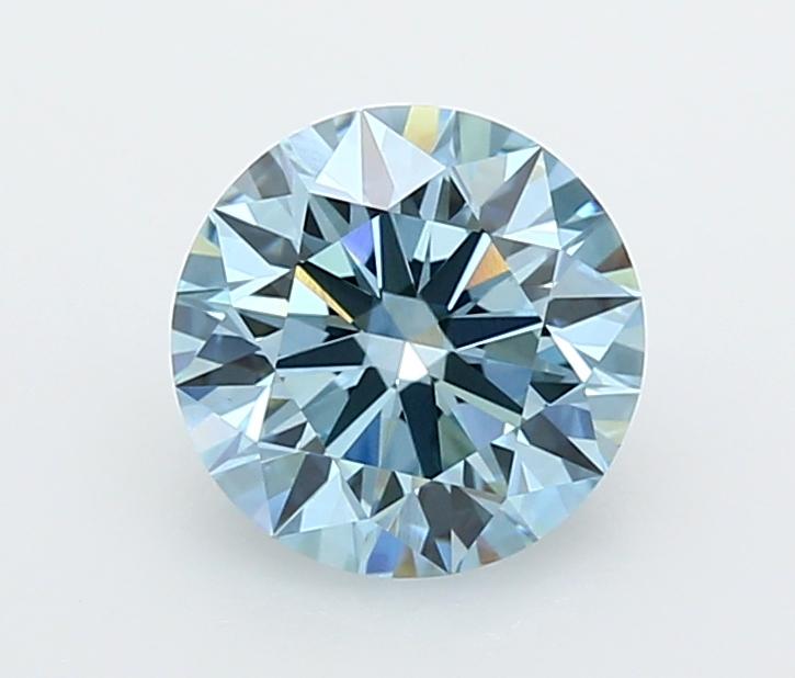 1.99 Ct. Fancy Vivid  Blue Round Lab Grown Diamond