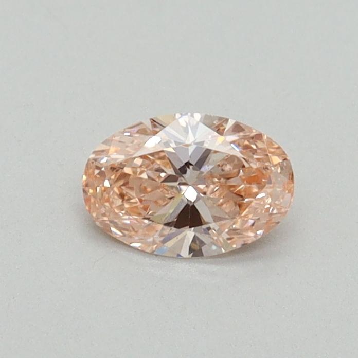 0.30 Ct. Fancy Intense Pink Oval Lab Grown Diamond