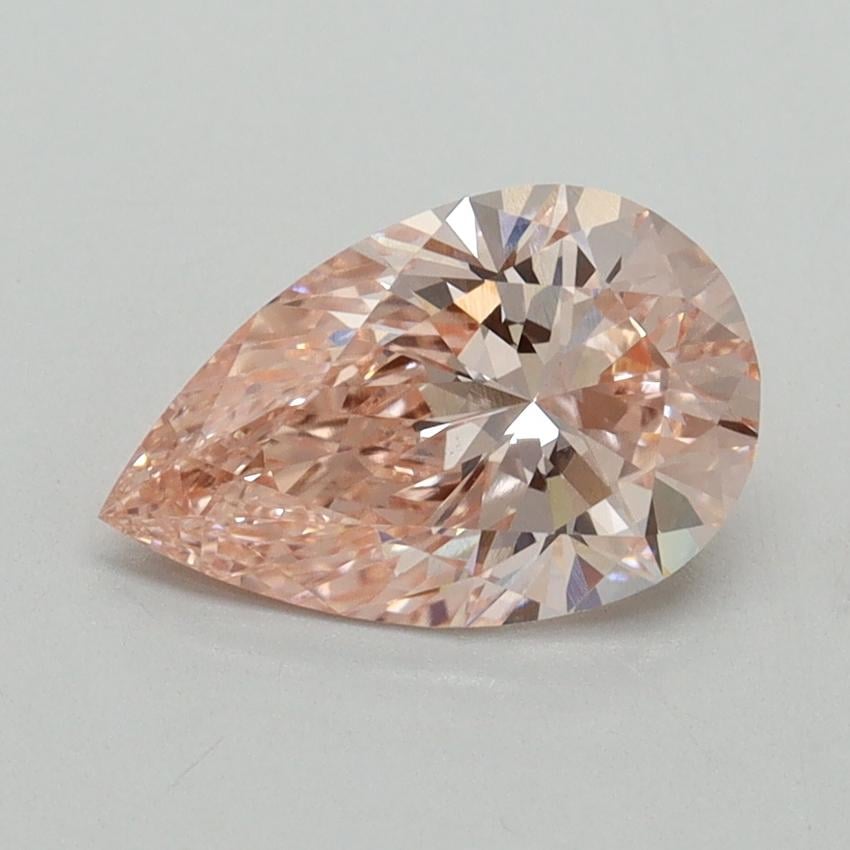 1.30 Ct. Fancy Intense Pink Pear Lab Grown Diamond