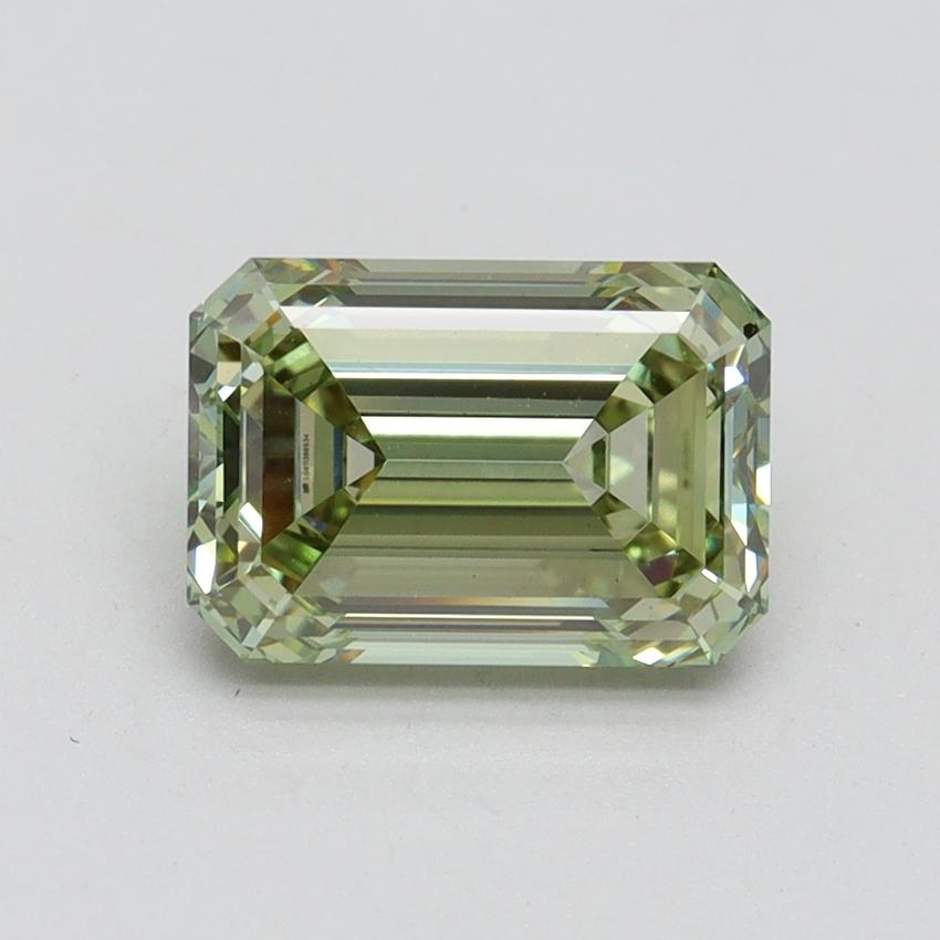 2.19 Ct. Fancy Intense Green Emerald Lab Grown Diamond