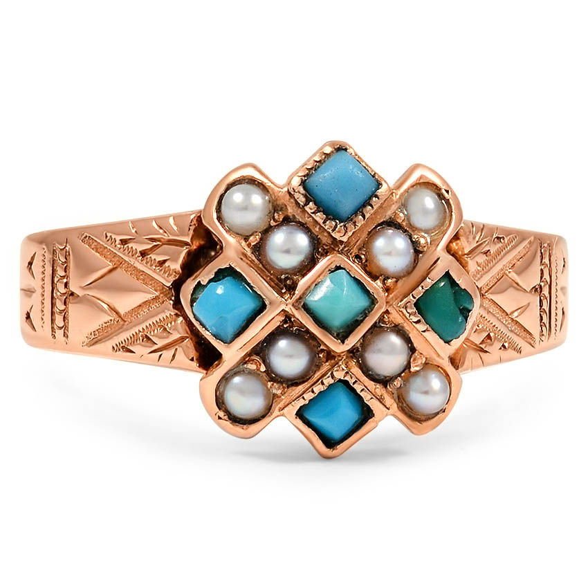 Victorian Turquoise Vintage Ring