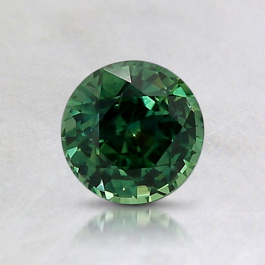 5.5x5.4mm Green Round Montana Sapphire