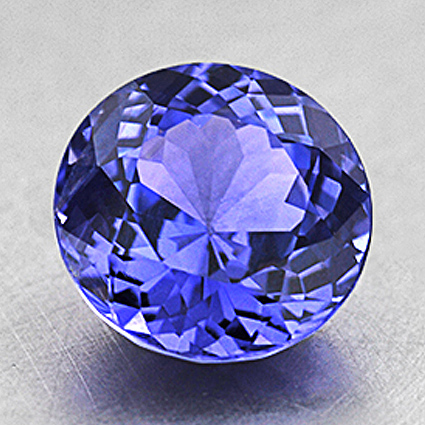7mm Unheated Purple Round Sapphire