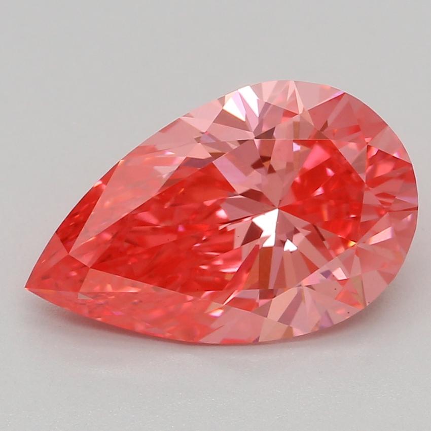 1.56 Ct. Fancy Vivid Pink Pear Lab Grown Diamond