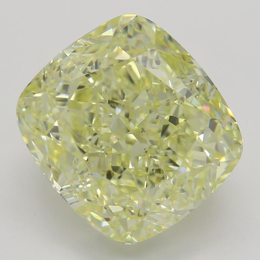 5.01 Ct. Fancy Yellow Cushion Diamond