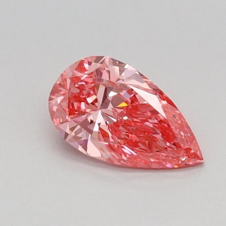 0.39 Ct. Fancy Vivid Pink Pear Lab Grown Diamond