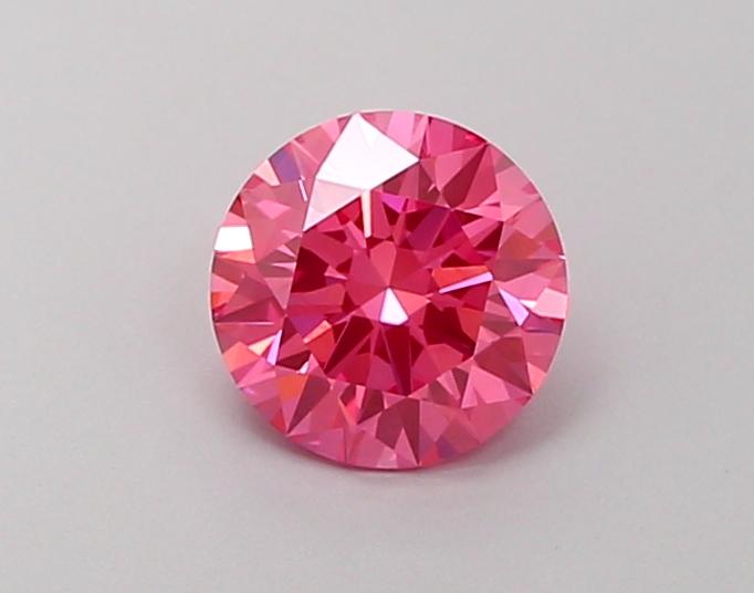 1.01 Ct. Fancy Vivid Pink Round Lab Grown Diamond