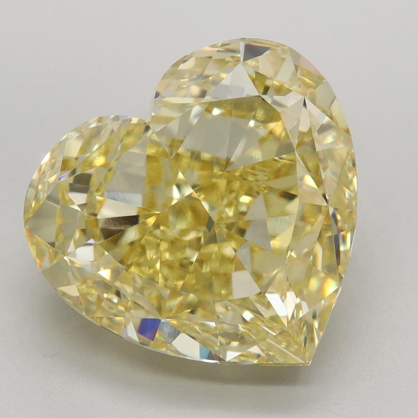10.26 Ct. Fancy Intense Yellow Heart Lab Grown Diamond