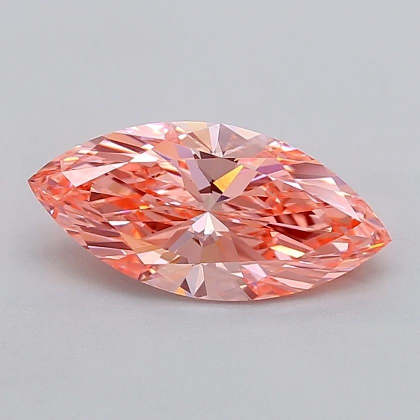 2.02 Ct. Fancy Vivid  Pink Marquise Lab Grown Diamond