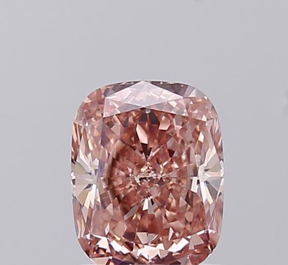 1.06 Ct. Fancy Intense  Pink Cushion Lab Grown Diamond
