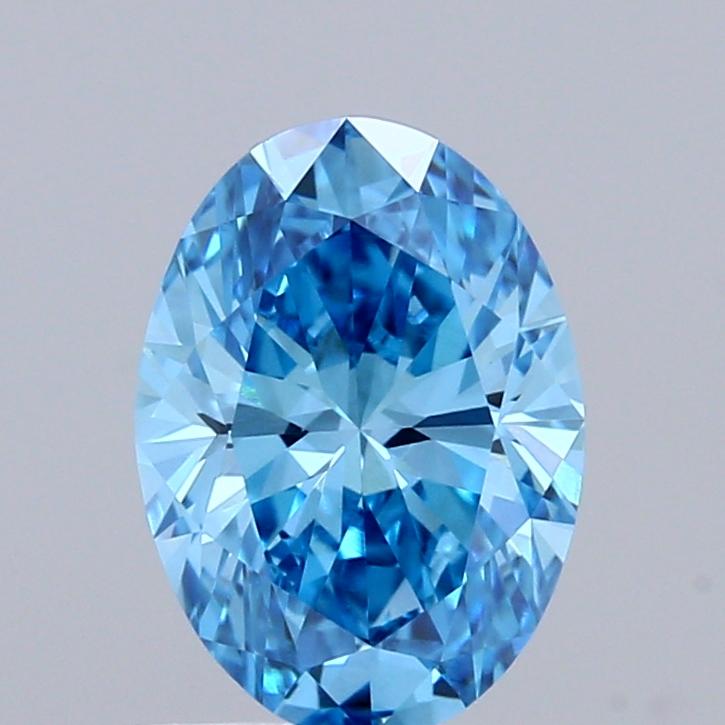 1.00 Ct. Fancy Blue Oval Lab Grown Diamond