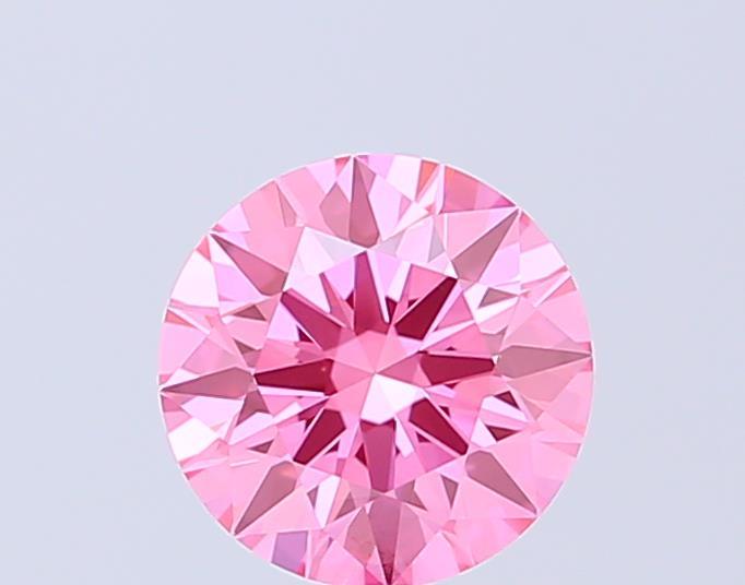 1.35 Ct. Fancy Vivid Pink Round Lab Grown Diamond