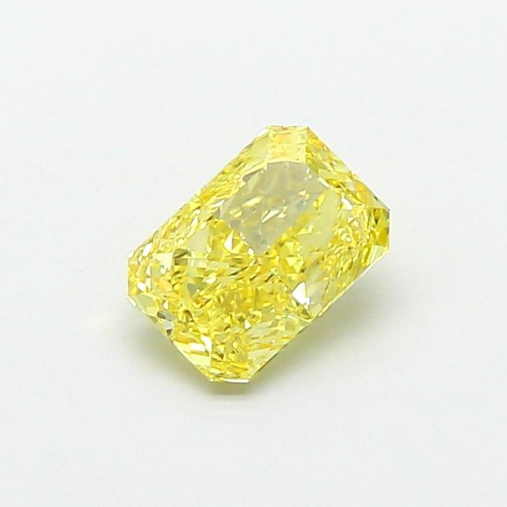 1.57 Ct. Fancy Intense  Yellow Radiant Lab Grown Diamond