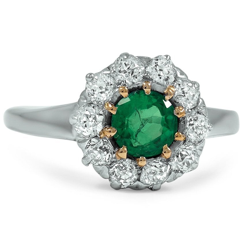 Retro Emerald Vintage Ring