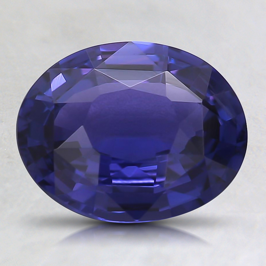8.6x6.9mm Purple Oval Sapphire