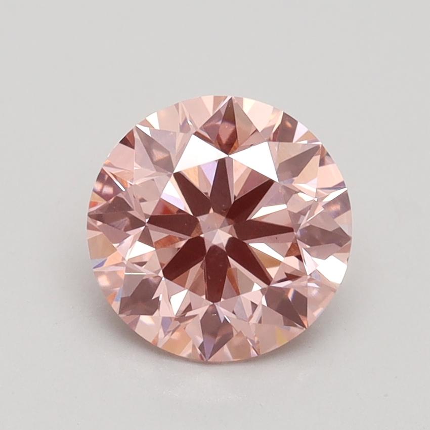 1.50 Ct. Fancy Intense Pink Round Lab Grown Diamond