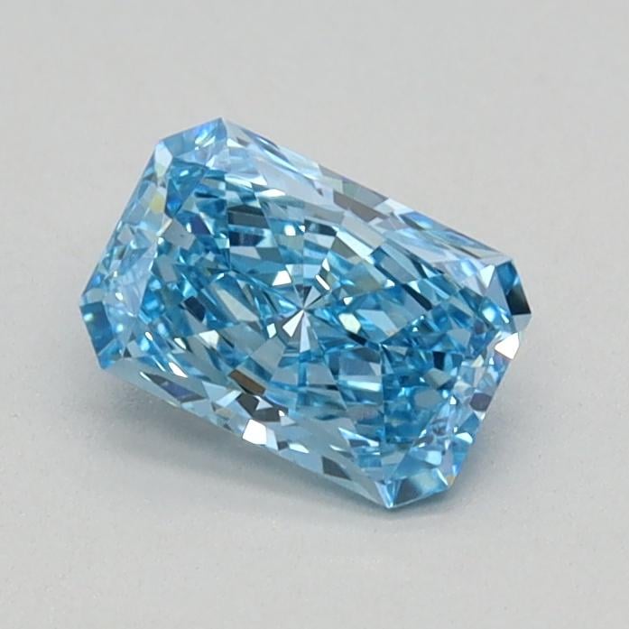 0.41 Ct. Fancy Vivid Blue Radiant Lab Grown Diamond