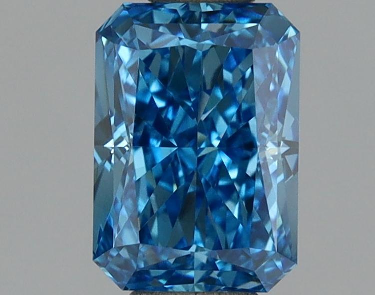 1.05 Ct. Fancy Vivid Blue Radiant Lab Grown Diamond
