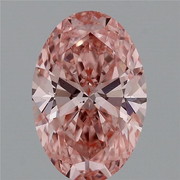 2.00 Ct. Fancy Vivid Pink Oval Lab Grown Diamond