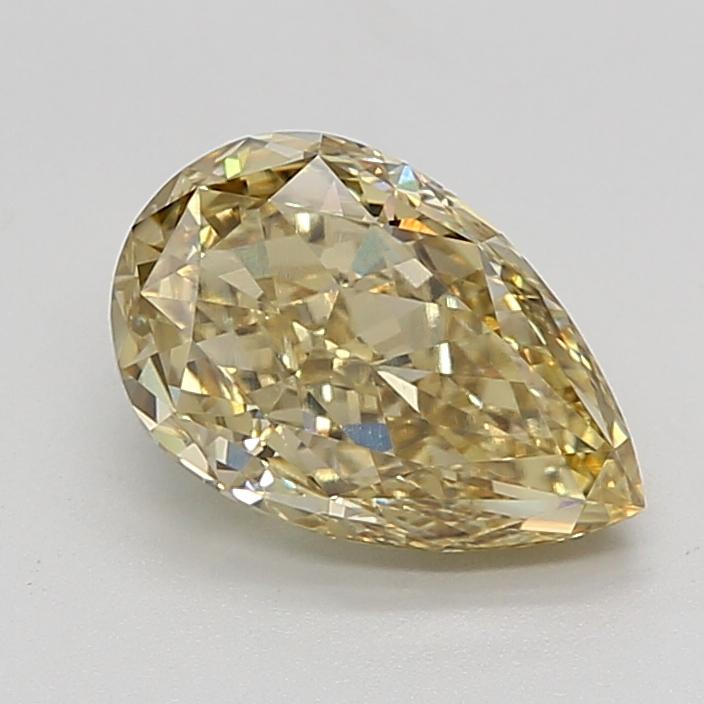 2.87 Ct. Fancy Intense  Yellow Pear Lab Grown Diamond