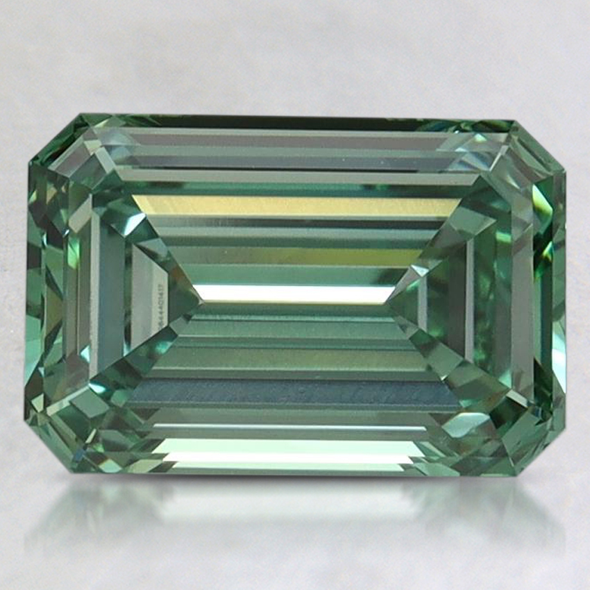 2.27 Ct. Fancy Vivid Pacific Green Emerald Lab Grown Diamond