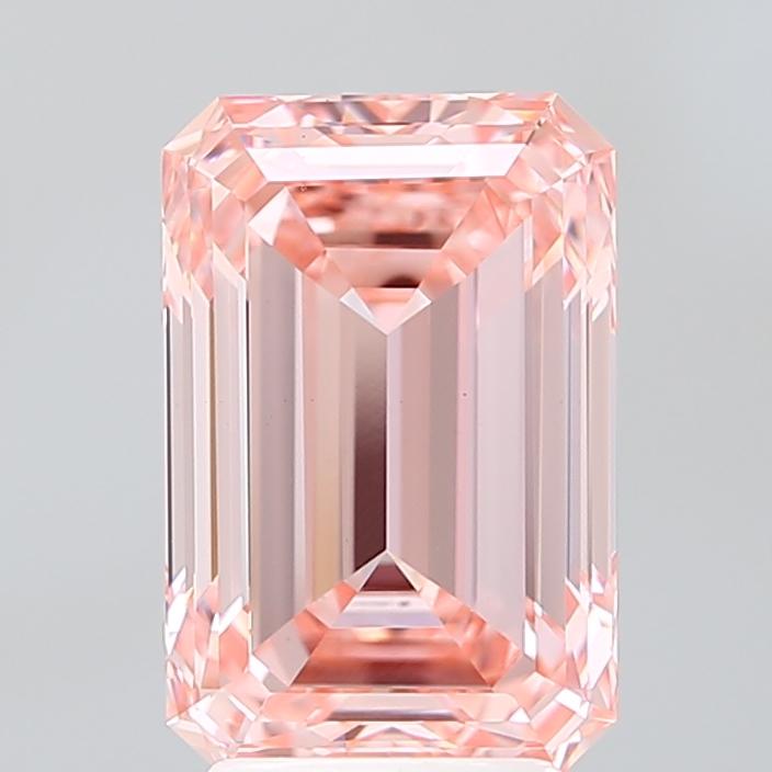 4.01 Ct. Fancy Intense Pink Emerald Lab Grown Diamond