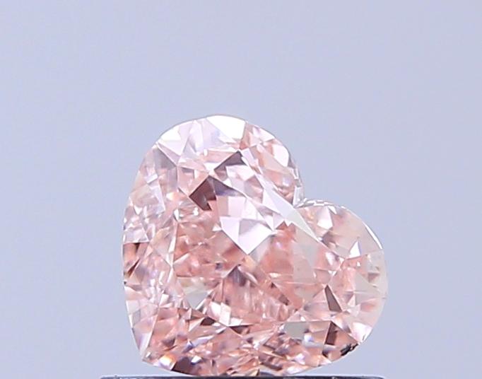 0.95 Ct. Fancy Intense  Pink Heart Lab Grown Diamond
