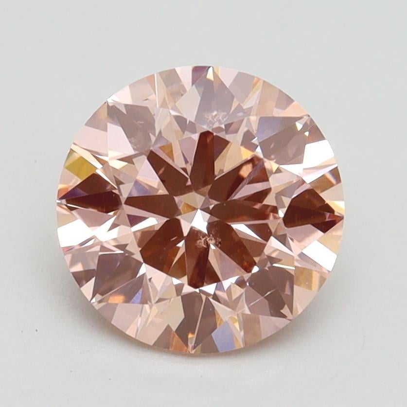 1.81 Ct. Fancy Intense Pink Round Lab Grown Diamond