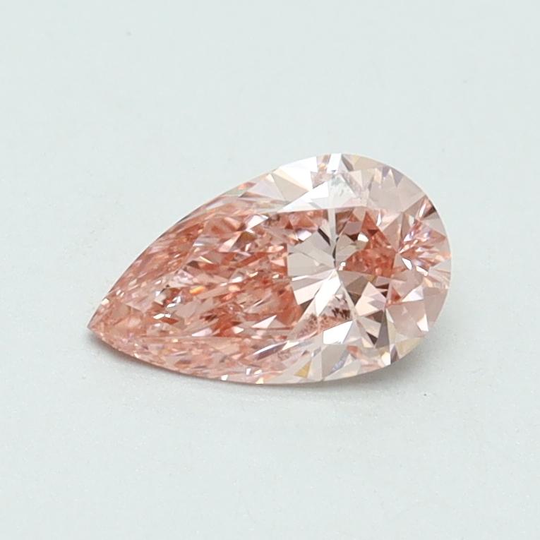 0.49 Ct. Fancy Intense Pink Pear Lab Grown Diamond
