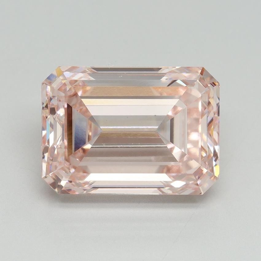 10.02 Ct. Fancy Intense Pink Emerald Lab Grown Diamond