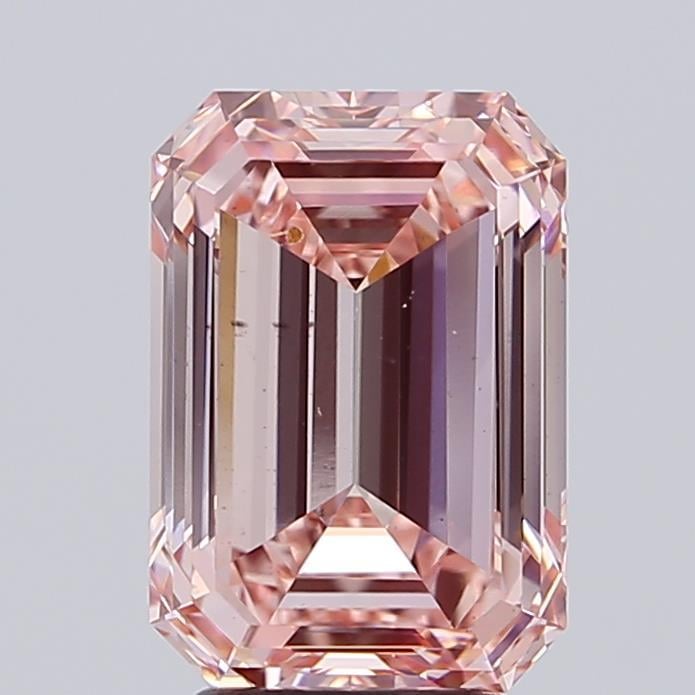4.00 Ct. Fancy Vivid  Pink Emerald Lab Grown Diamond