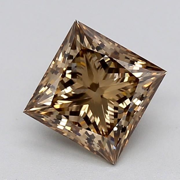 1.61 Ct. Fancy  Brown Princess Lab Grown Diamond
