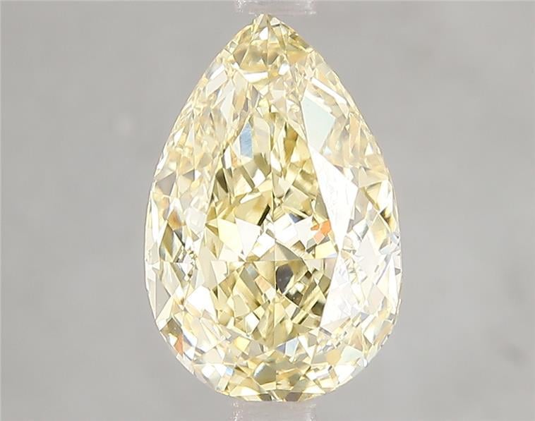 3.09 Ct. Fancy Intense Yellow Pear Lab Grown Diamond